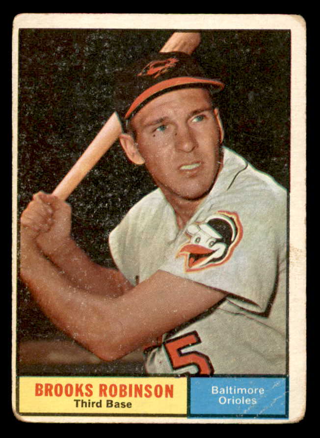 1961 Topps Baseball #010 Brooks Robinson Orioles FR-GD 540351