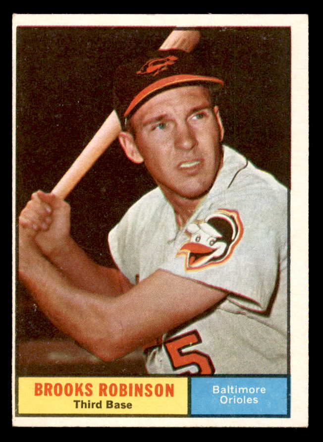 1961 Topps Baseball #010 Brooks Robinson Orioles EX 540352