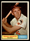 1961 Topps Baseball #010 Brooks Robinson Orioles VG-EX 540353