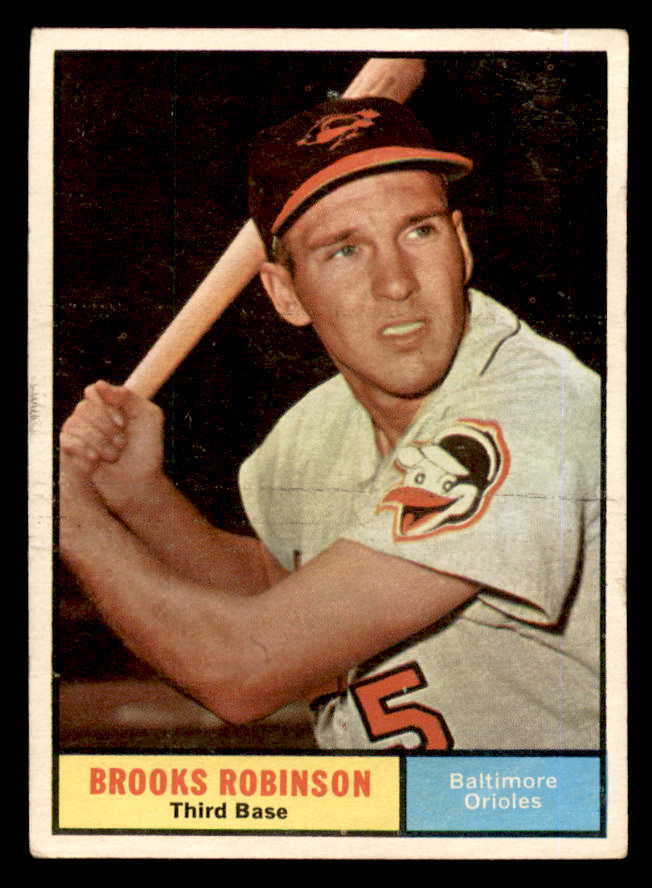 1961 Topps Baseball #010 Brooks Robinson Orioles VG-EX 540354