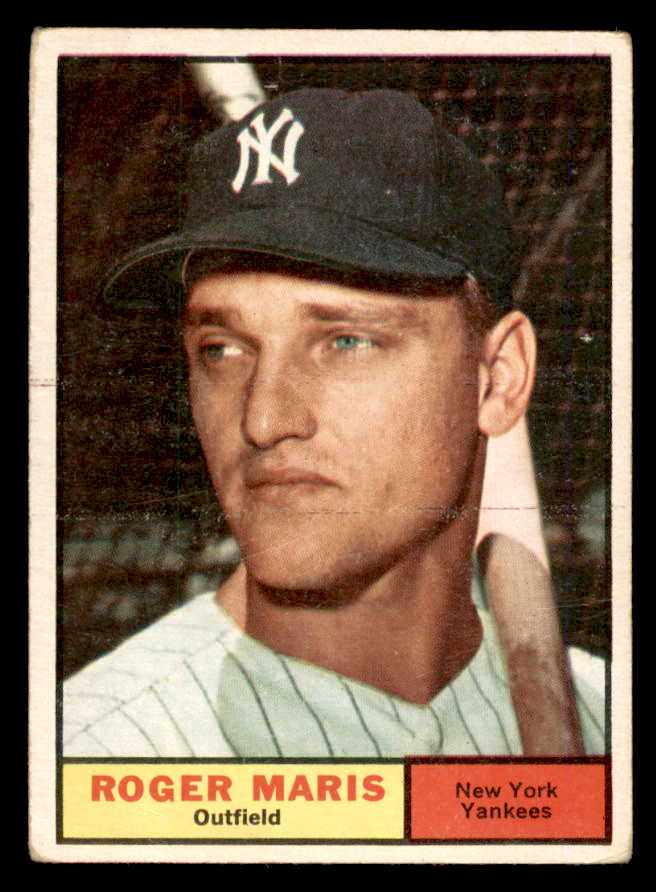 1961 Topps Baseball #002 Roger Maris Yankees VG 540365