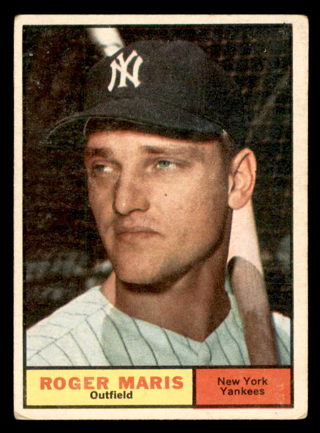1961 Topps Baseball #002 Roger Maris Yankees VG 540369