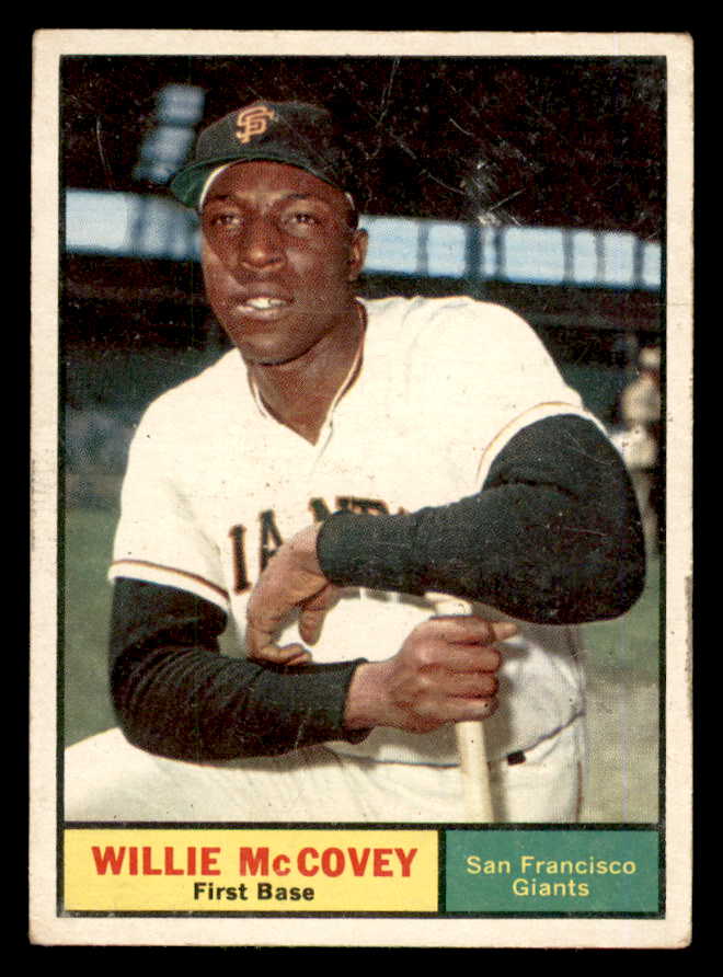 1961 Topps Baseball #517 Willie McCovey Giants FR-GD 540370