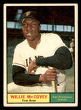 1961 Topps Baseball #517 Willie McCovey Giants VG-EX 540371