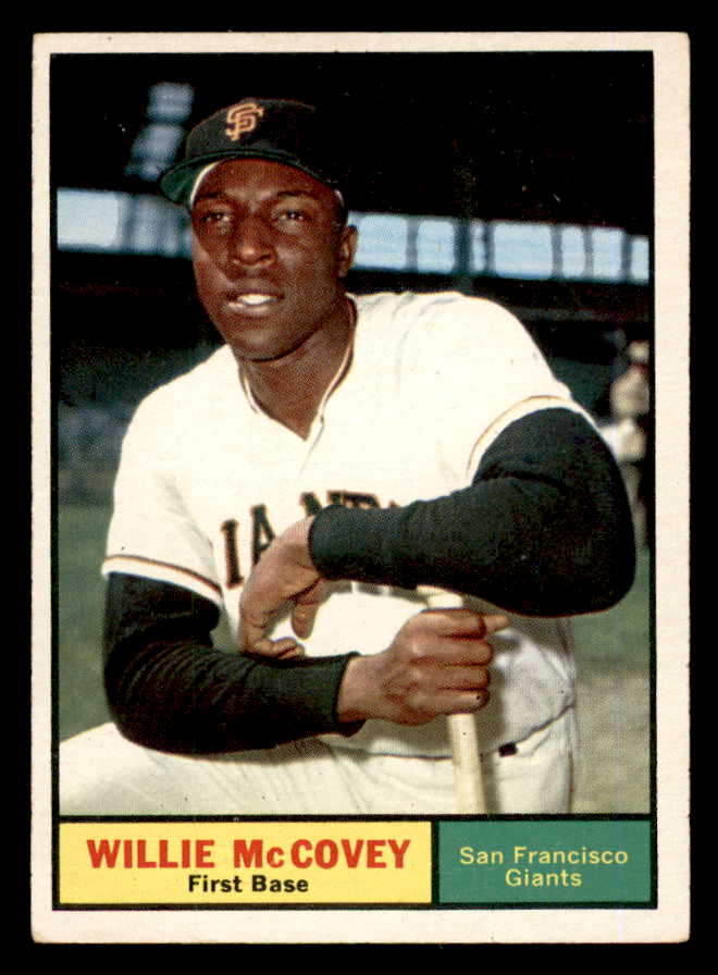 1961 Topps Baseball #517 Willie McCovey Giants VG-EX 540372