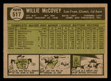 1961 Topps Baseball #517 Willie McCovey Giants VG-EX 540372