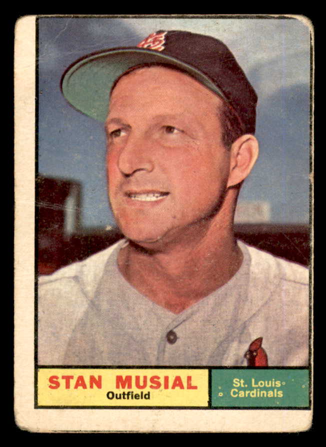 1961 Topps Baseball #290 Stan Musial Cardinals GD-VG 540374