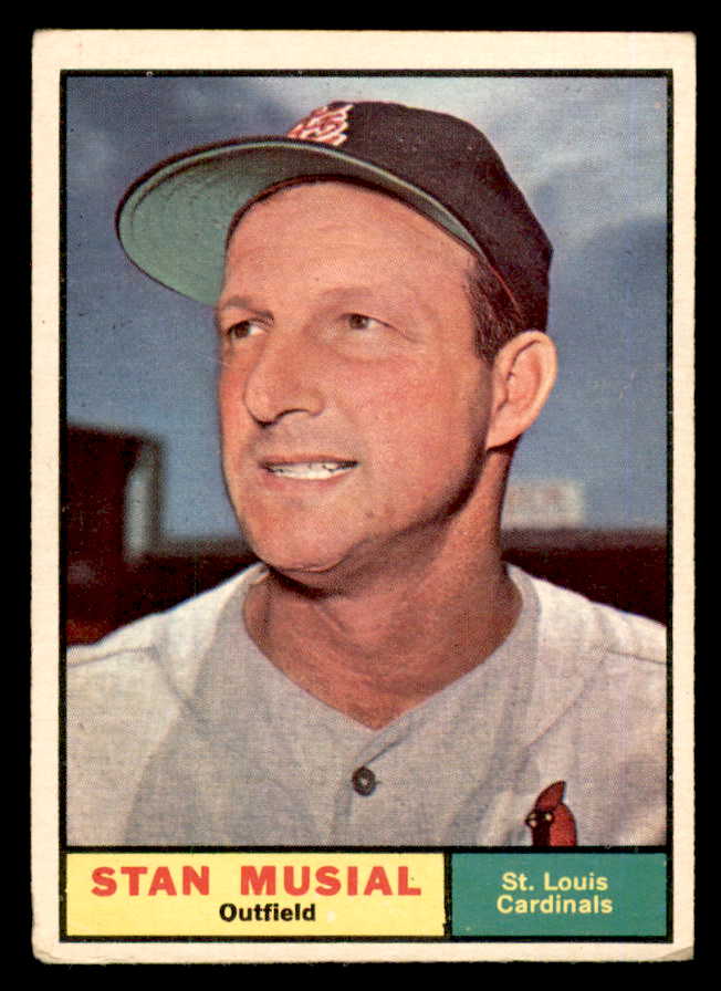 1961 Topps Baseball #290 Stan Musial Cardinals VG-EX 540375