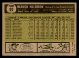 1961 Topps Baseball #080 Harmon Killebrew Twins VG 540382