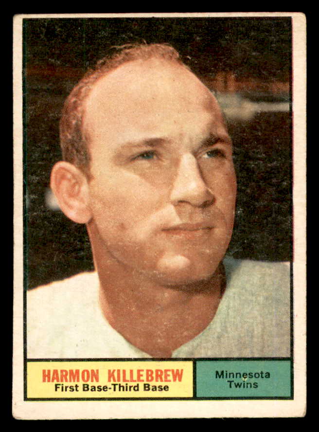 1961 Topps Baseball #080 Harmon Killebrew Twins VG 540383