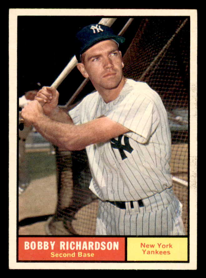 1961 Topps Baseball #180 Bobby Richardson Yankees NR-MT 540386