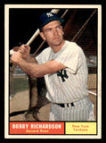 1961 Topps Baseball #180 Bobby Richardson Yankees NR-MT 540386