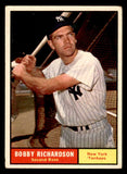 1961 Topps Baseball #180 Bobby Richardson Yankees VG-EX 540387