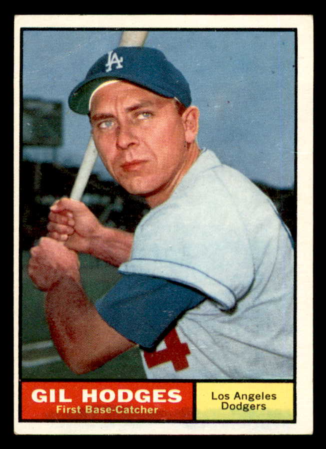 1961 Topps Baseball #460 Gil Hodges Dodgers VG-EX 540391