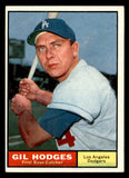 1961 Topps Baseball #460 Gil Hodges Dodgers VG-EX 540391