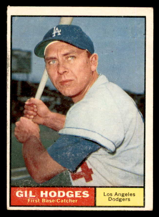 1961 Topps Baseball #460 Gil Hodges Dodgers VG-EX 540392