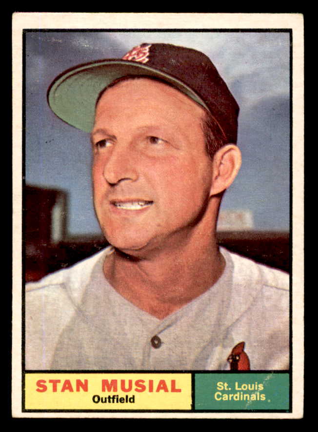 1961 Topps Baseball #290 Stan Musial Cardinals VG-EX 540394