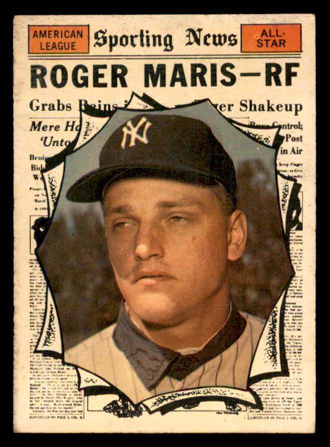 1961 Topps Baseball #576 Roger Maris A.S. Yankees VG-EX 540398