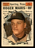 1961 Topps Baseball #576 Roger Maris A.S. Yankees VG-EX 540398