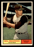 1961 Topps Baseball #430 Bill Mazeroski Pirates EX 540399