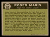 1961 Topps Baseball #576 Roger Maris A.S. Yankees EX 540409