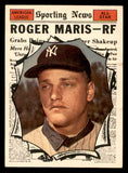 1961 Topps Baseball #576 Roger Maris A.S. Yankees EX 540410