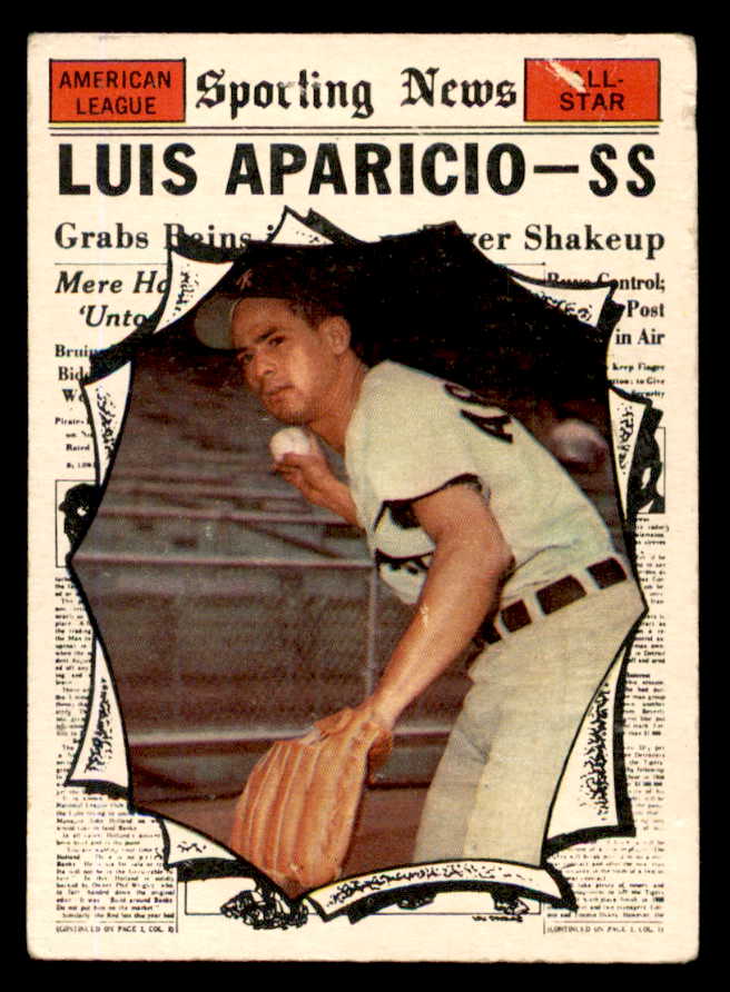 1961 Topps Baseball #574 Luis Aparicio A.S. White Sox GD-VG 540416