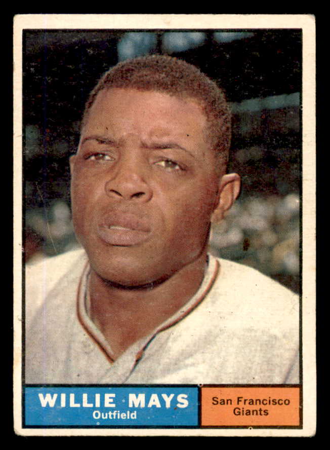 1961 Topps Baseball #150 Willie Mays Giants VG-EX 540417