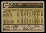 1961 Topps Baseball #150 Willie Mays Giants VG-EX 540417