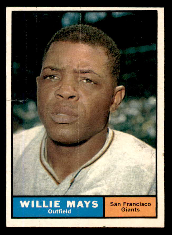 1961 Topps Baseball #150 Willie Mays Giants VG 540419