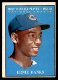 1961 Topps Baseball #485 Ernie Banks MVP Cubs VG-EX 540427
