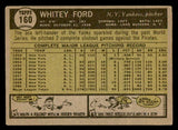 1961 Topps Baseball #160 Whitey Ford Yankees VG-EX 540433