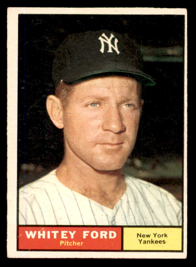1961 Topps Baseball #160 Whitey Ford Yankees EX+/EX-MT 540435