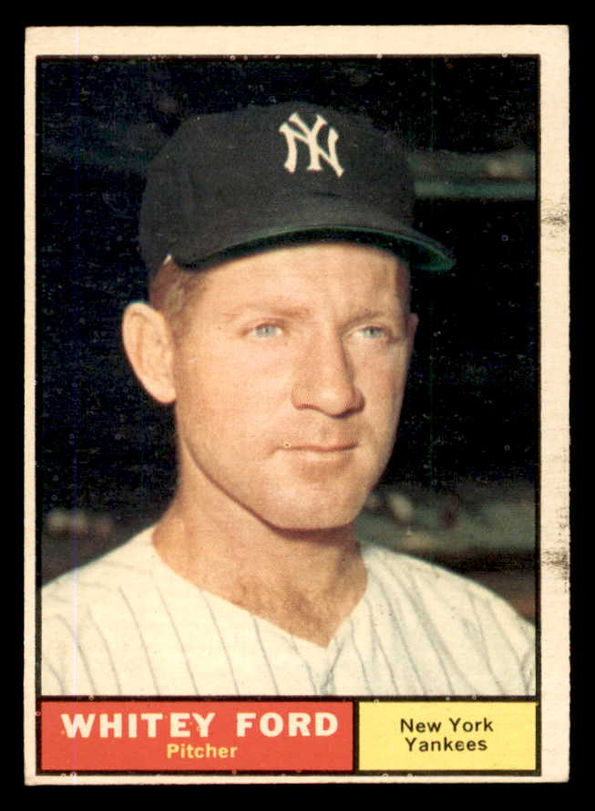 1961 Topps Baseball #160 Whitey Ford Yankees EX+/EX-MT 540436