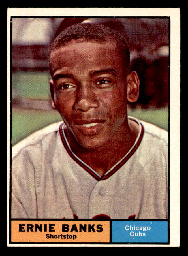 1961 Topps Baseball #350 Ernie Banks Cubs EX 540438