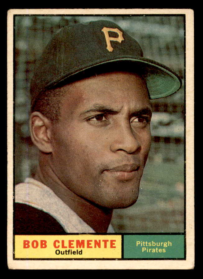 1961 Topps Baseball #388 Roberto Clemente Pirates VG 540440
