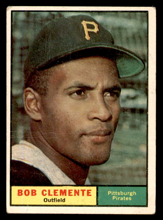 1961 Topps Baseball #388 Roberto Clemente Pirates GD-VG 540441