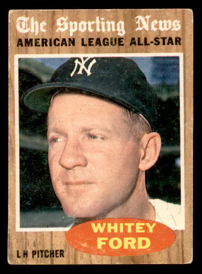1962 Topps Baseball #475 Whitey Ford A.S. Yankees VG-EX 540447