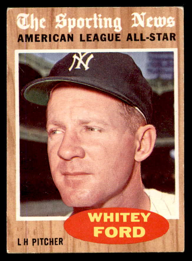 1962 Topps Baseball #475 Whitey Ford A.S. Yankees VG-EX 540448