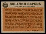 1962 Topps Baseball #390 Orlando Cepeda A.S. Giants EX-MT 540460
