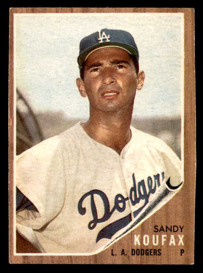 1962 Topps Baseball #005 Sandy Koufax Dodgers EX 540467