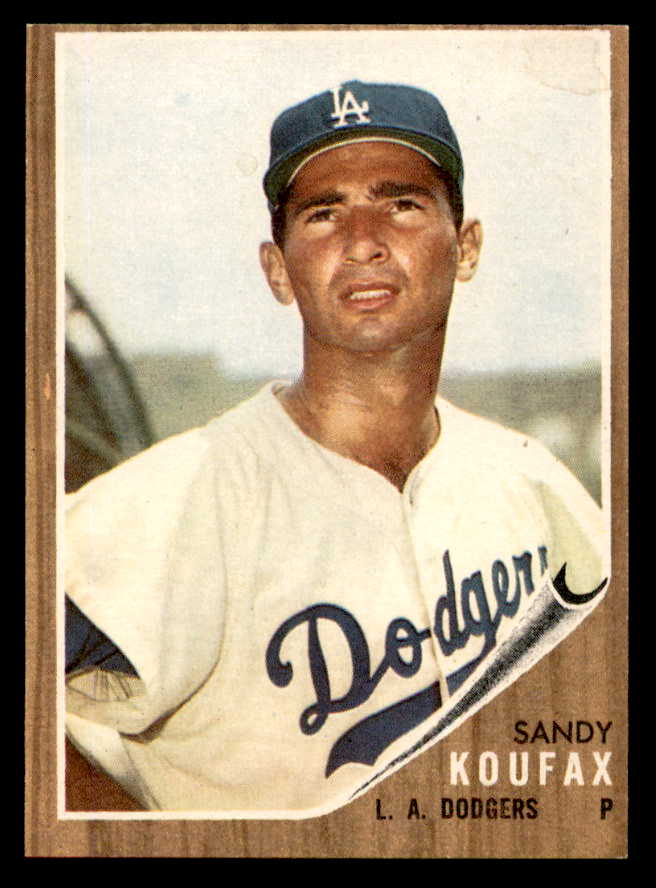 1962 Topps Baseball #005 Sandy Koufax Dodgers EX+/EX-MT 540469