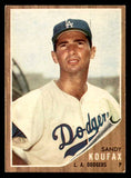1962 Topps Baseball #005 Sandy Koufax Dodgers EX+/EX-MT 540470