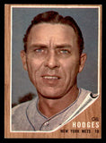 1962 Topps Baseball #085 Gil Hodges Mets VG-EX 540471