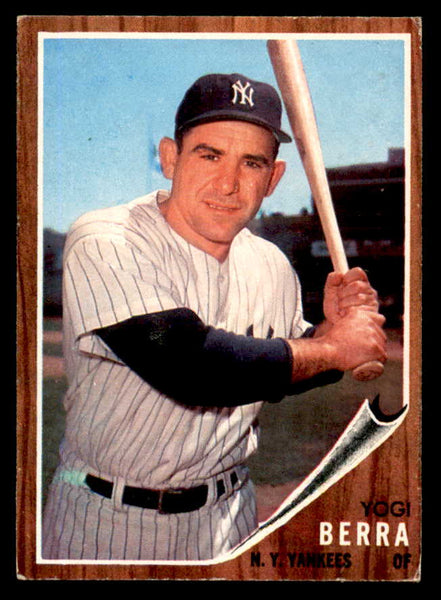1962 Topps Baseball #360 Yogi Berra Yankees EX 540483