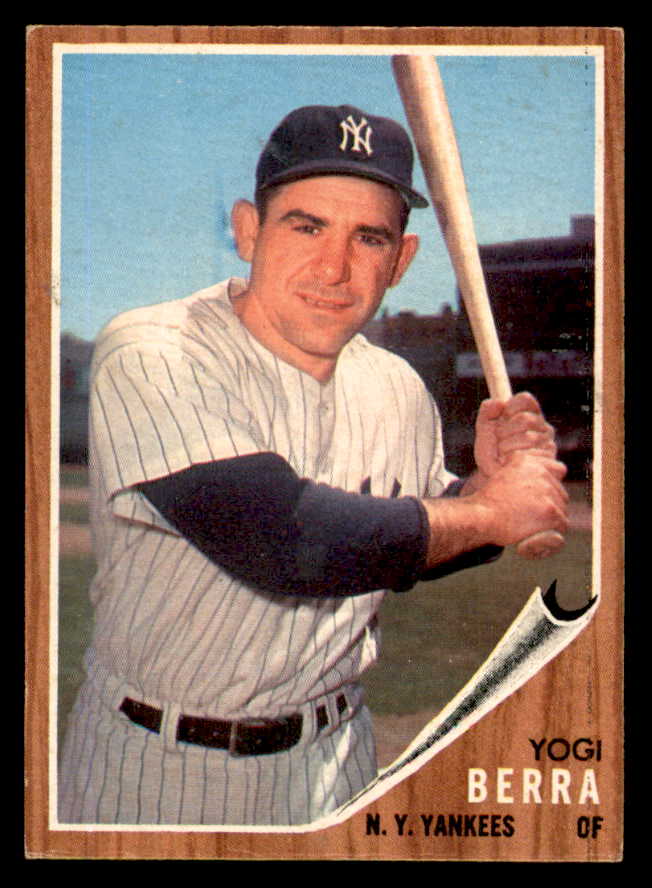 1962 Topps Baseball #360 Yogi Berra Yankees EX 540486