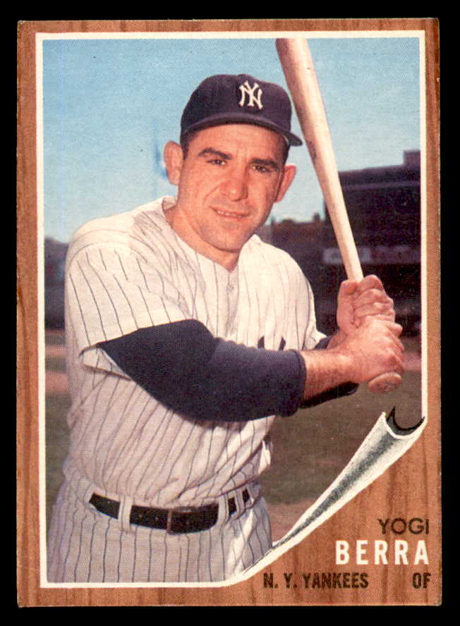 1962 Topps Baseball #360 Yogi Berra Yankees EX 540487