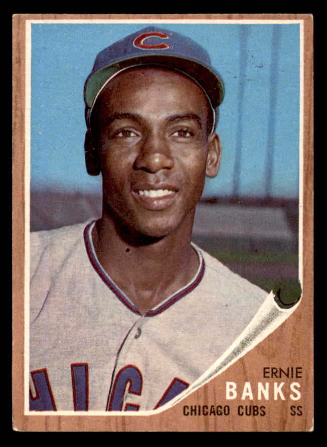 1962 Topps Baseball #025 Ernie Banks Cubs EX 540488