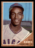1962 Topps Baseball #025 Ernie Banks Cubs EX 540488