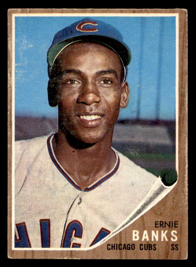 1962 Topps Baseball #025 Ernie Banks Cubs EX 540489